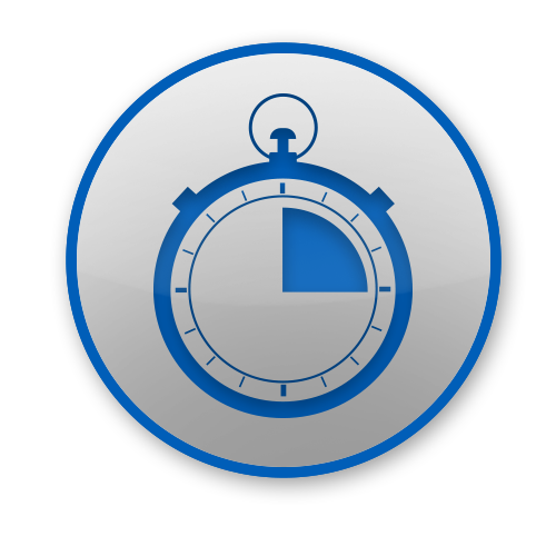 AERO Set safety icon of a stopwatch