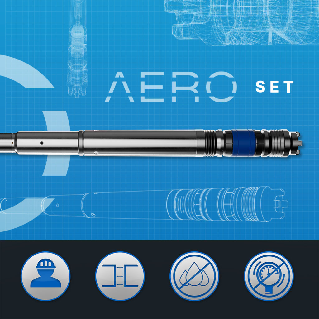 AERO Set with schematics of the build with icons representing it's benefits